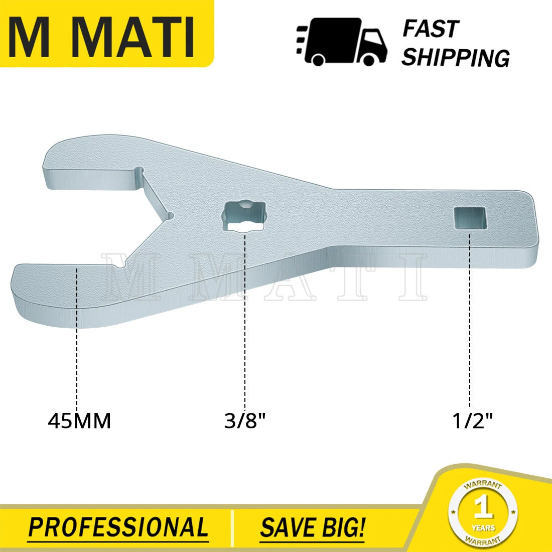 Axle Nut Spanner Wrench Tool for Polaris Scrambler 400 500 Trail Blazer 250 (1999–2007)