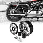 18" Front & Rear Wheel Rim Hub & Belt Pulley for Harley Touring (2009–2023)