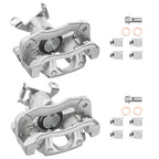 Pair Rear Disc Brake Calipers with Bracket for Dodge Journey (2009–2012)
