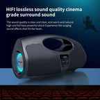 Powerful Karaoke Bluetooth Speaker with Mic for Boombox - Hand-held Speaker