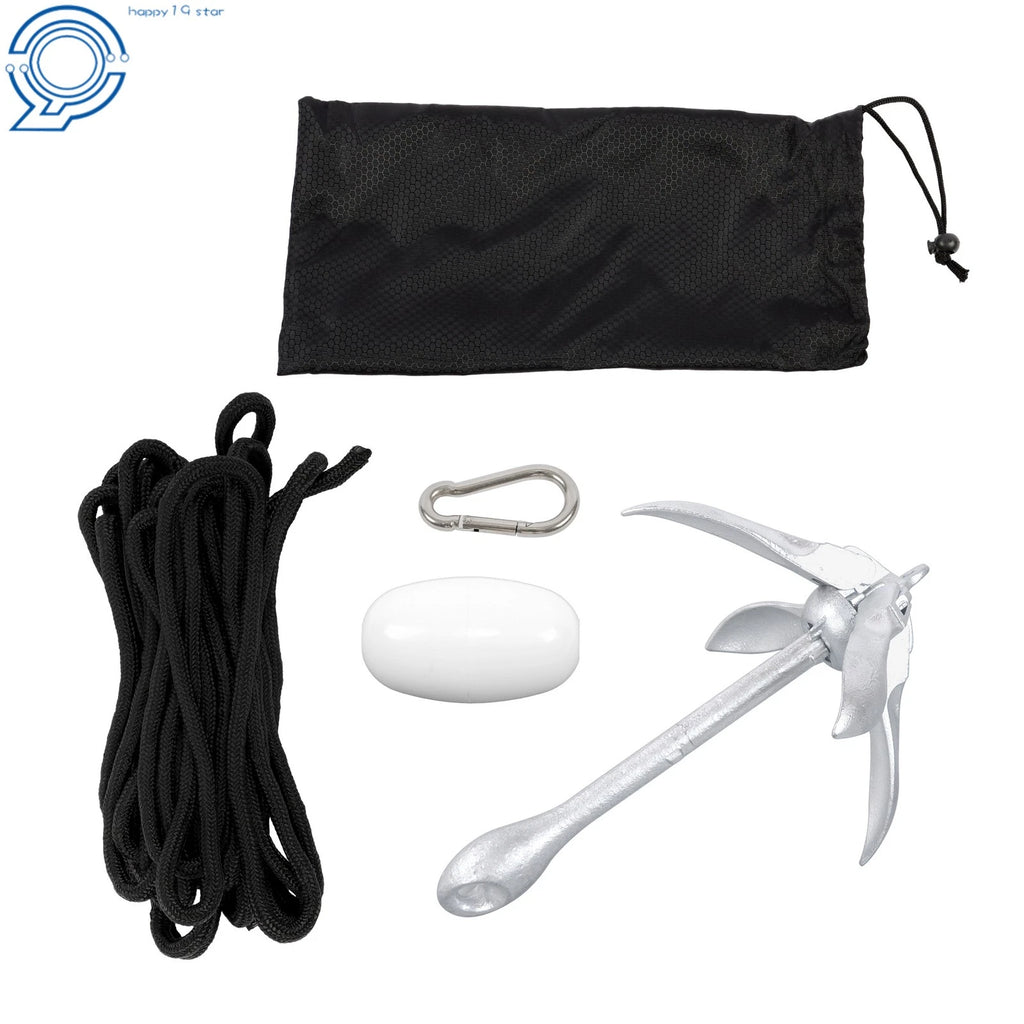 Kayak Anchor Kit for PWC Boat Canoe (3.3 lb with 26.2 ft Rope)