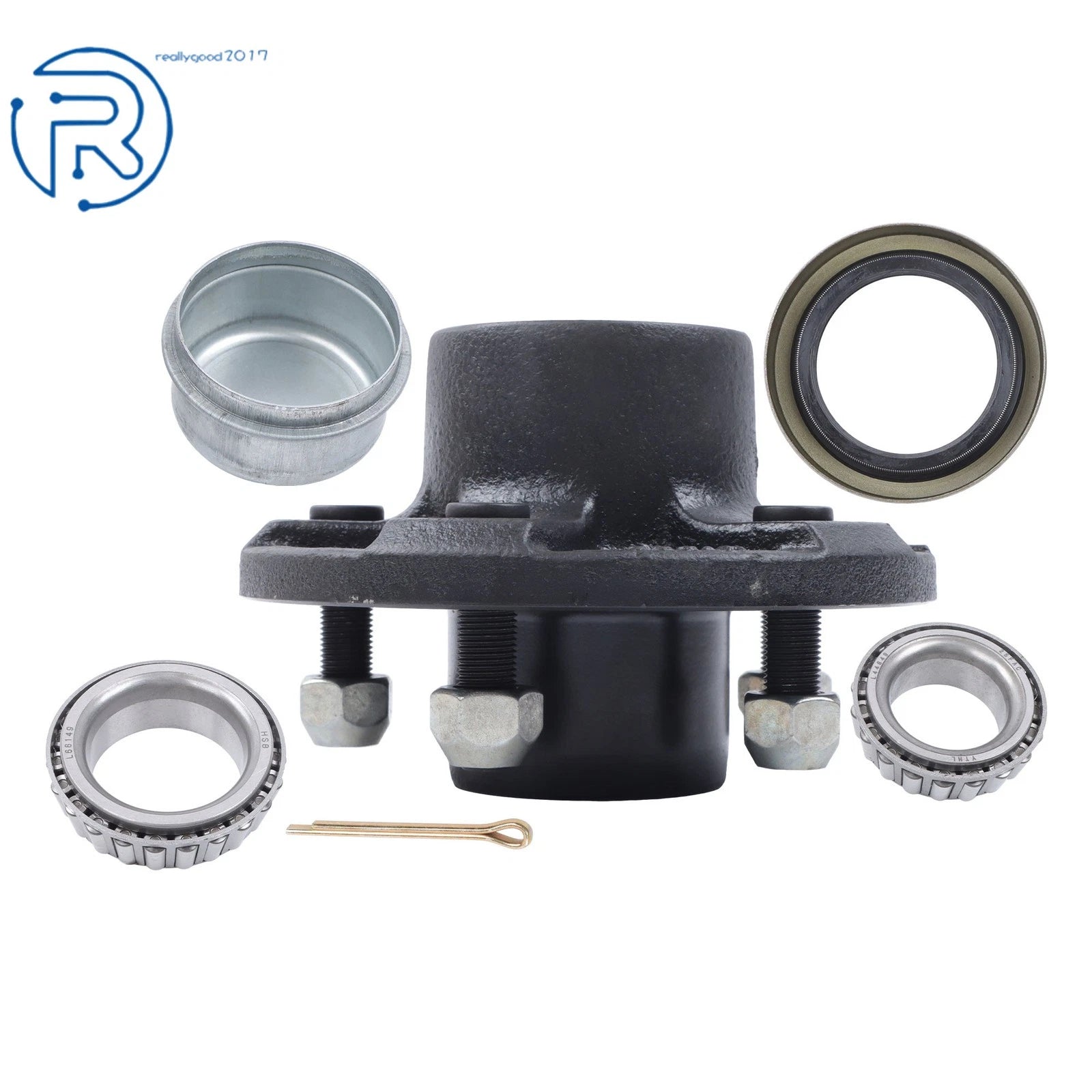Trailer Hub Kit for 3500 lbs Spindles (5 on 4.5")