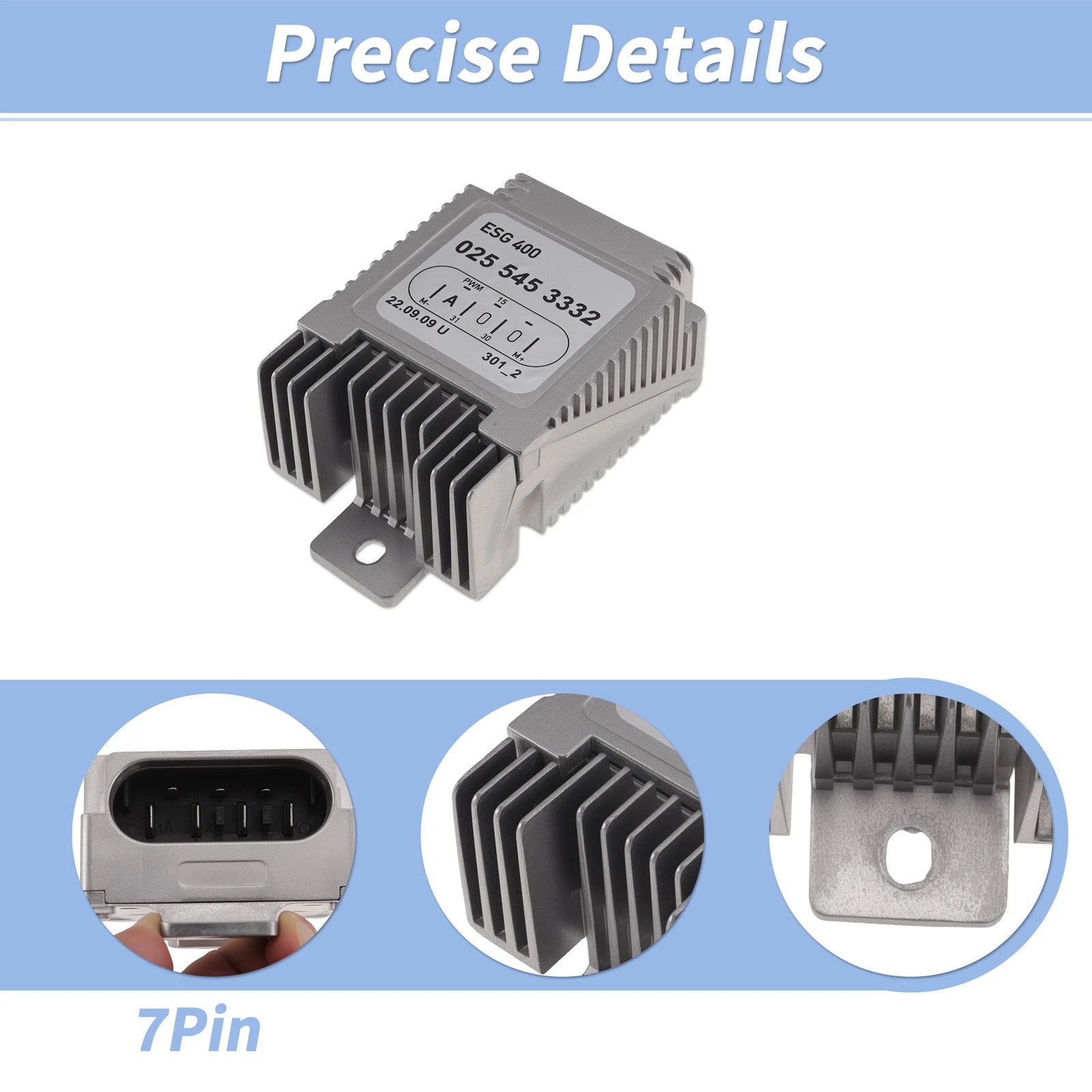 Engine Cooling Fan Control Module No.0255453332 for Mercedes-Benz C230 (1997–1998)