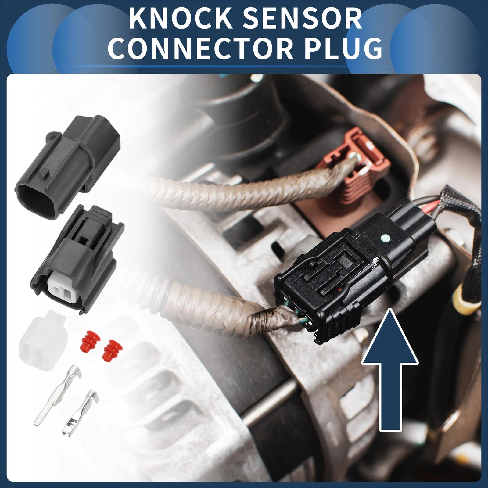 Knock Sensor Connector Plug for Honda K20 (2002–2006)