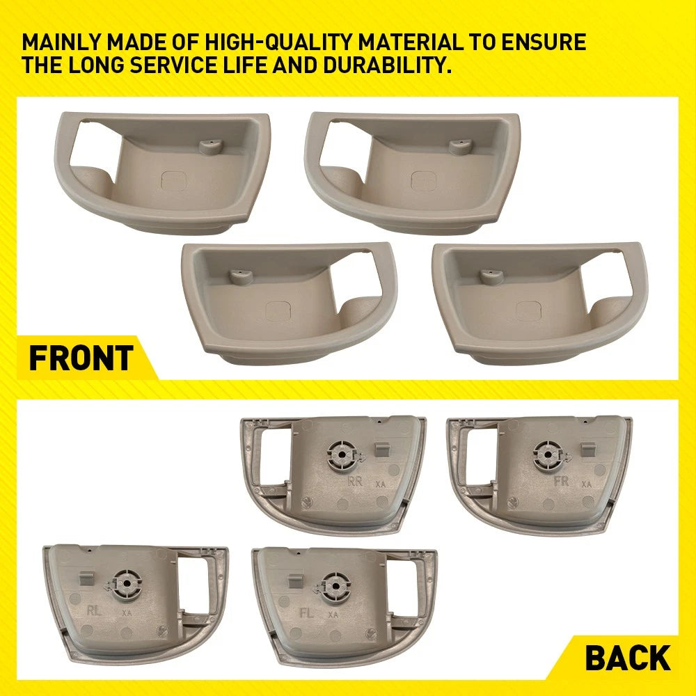 Set of 4 Inside Door Handle Trim Covers for Hyundai Santa Fe (2007â2012)
