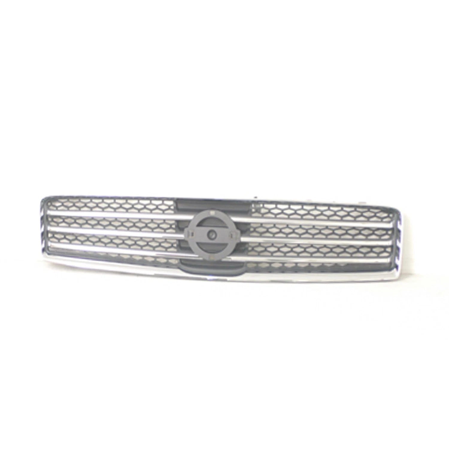 Replacement Gray Chrome Plastic Front Grille for Volkswagen Tiguan (2018–2021)