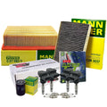 Set of 4 Spark Plugs for Audi (Denso, Hitachi, Mann)