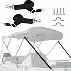 Adjustable Bimini Top Straps with Double End Snap Hook for Boat