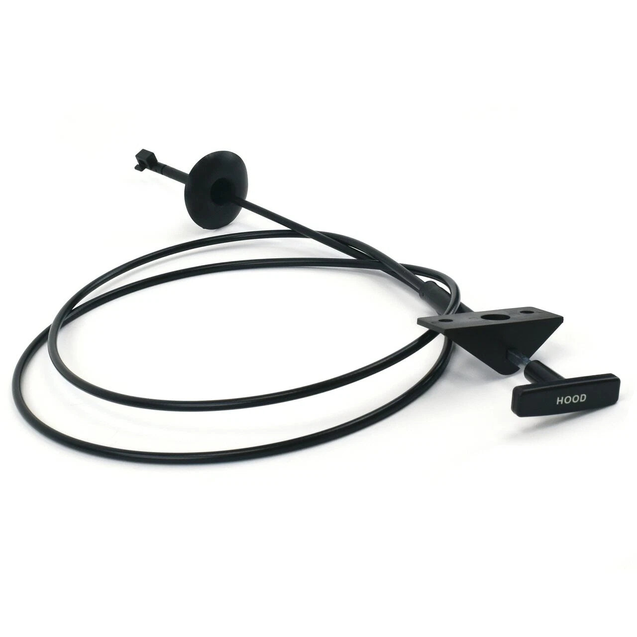 Hood Release Cable Assembly w Handle for 1983-1993 Ford Mustang