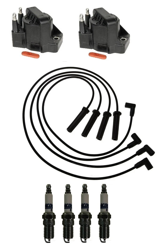Ignition Wires 2 Coils 4 Spark Plugs Kit ACDelco for GMC Sonoma (1999–2003)