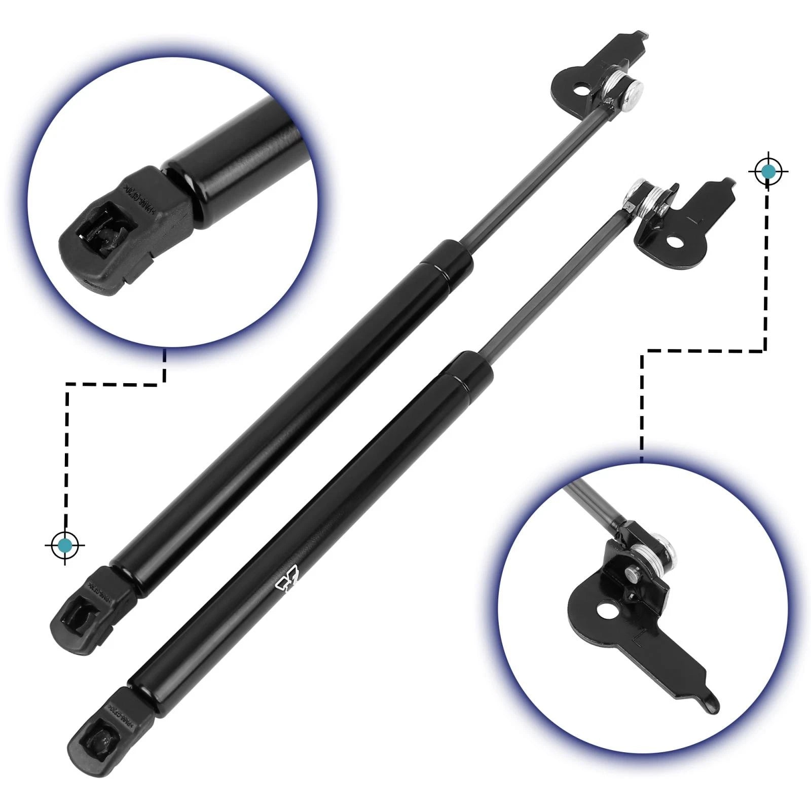 2X Front Hood Lift Supports Struts SG329007E for Toyota Solara (1999–2003)