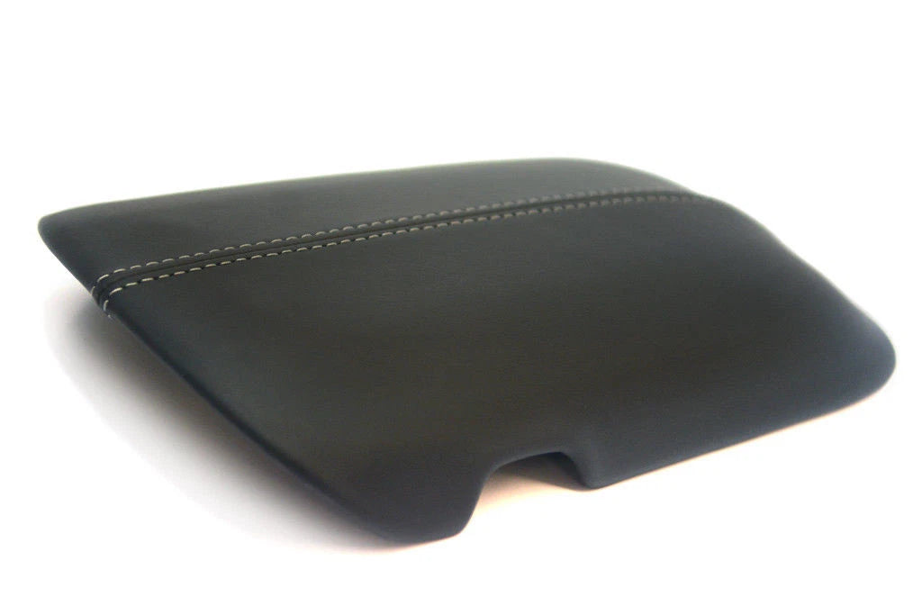 Center Console Armrest Cover for Ford Mustang (2015–2019) Gray Stitch