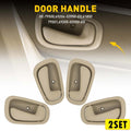 Set of 2 Beige Door Handles for Toyota Corolla/Prizm (1998–2002)