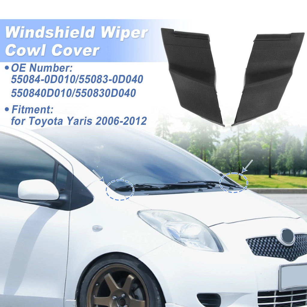 Windshield Cowl Replacement for Toyota Yaris (2006–2012) 55084-0D010/55083-0D040