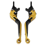 Gold Extendable Brake Clutch Levers for Suzuki GSXR750 600 750 KATANA V-STROM