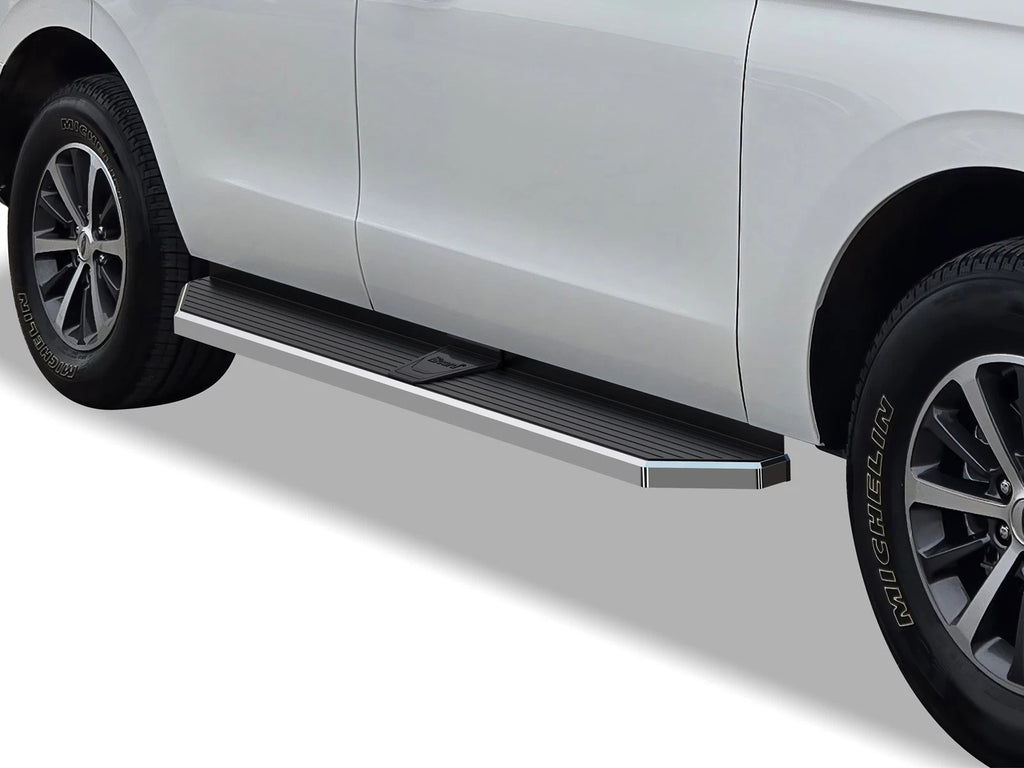 Set of 2 Polished 6" Side Step Bars for Ford Expedition (2018–2026)