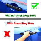 Carbon Fiber Look Door Handle Side Mirror Stripes Cover Kit for Civic (2016-2021)