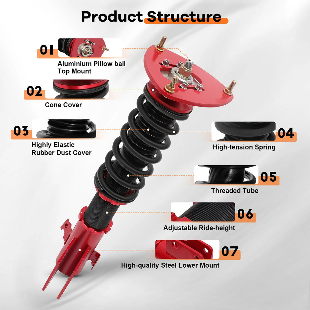 Coilovers for Subaru Legacy (2005–2009) Suspension Struts Shocks Kits