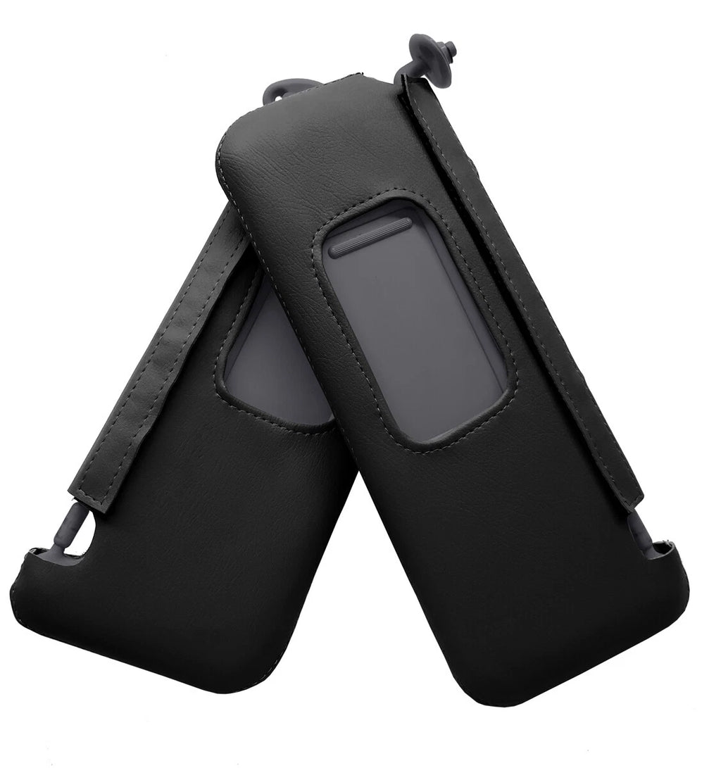 Sun Visor Cover for Scion TC (2005–2010) - Left - Black PVC Leather