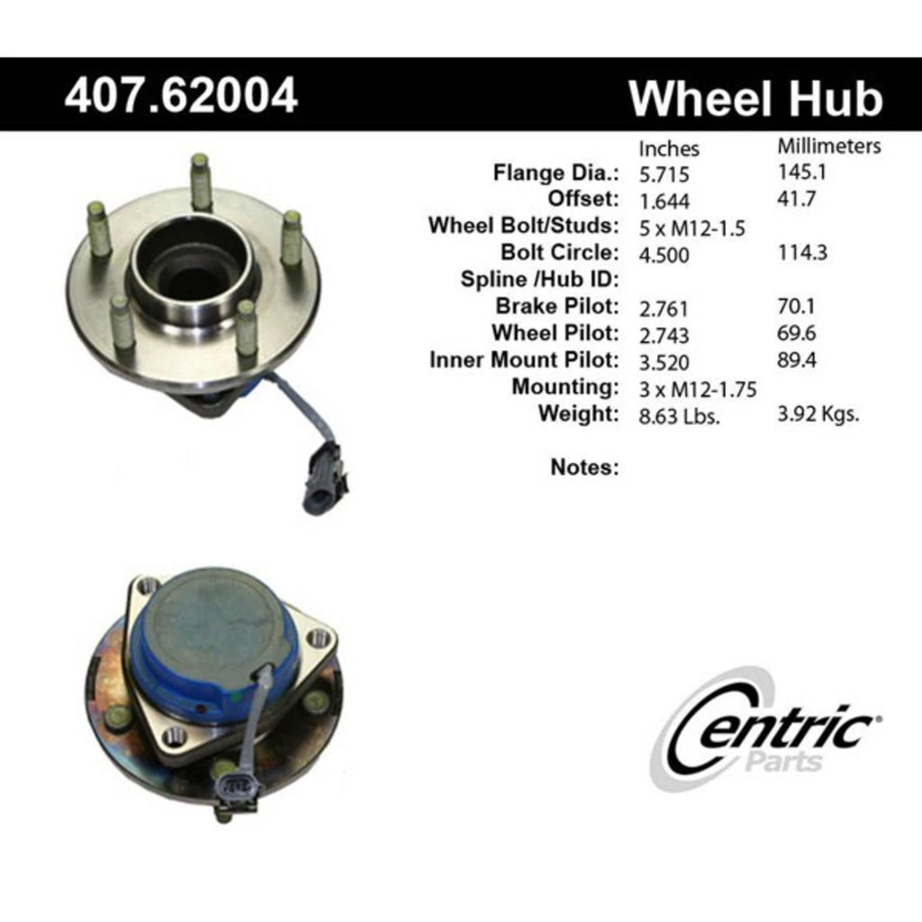 Set of 2 Wheel Hubs for Make Model (Front or Rear)