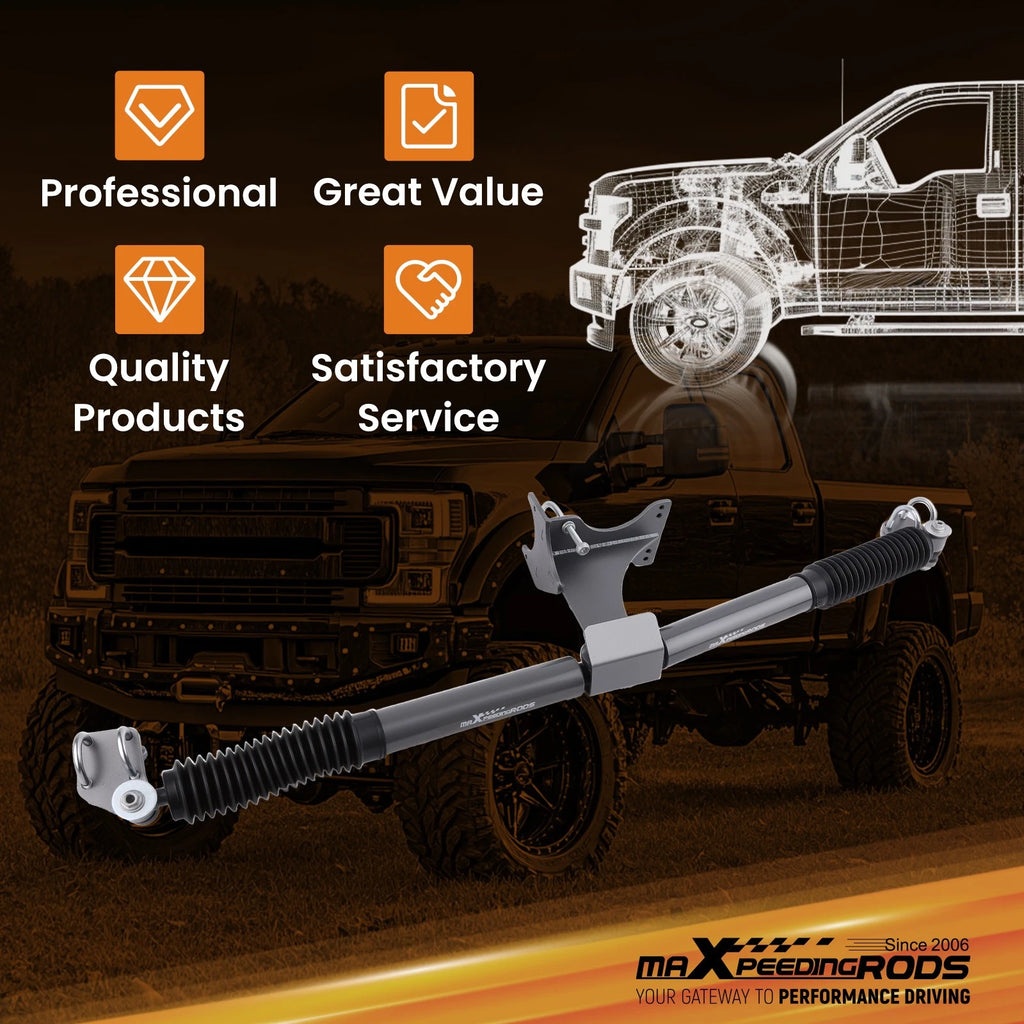 Dual Steering Stabilizer for Ford F-250 F-350 Super Duty (2005–2024)