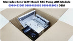 Bosch SBC Pump ABS Module for Mercedes Benz W211 (2003–2009) 0986483001 0986483002 0986483003