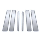 Chrome Pillar Post Covers 6Pc for Lincoln Continental (1995–2004)