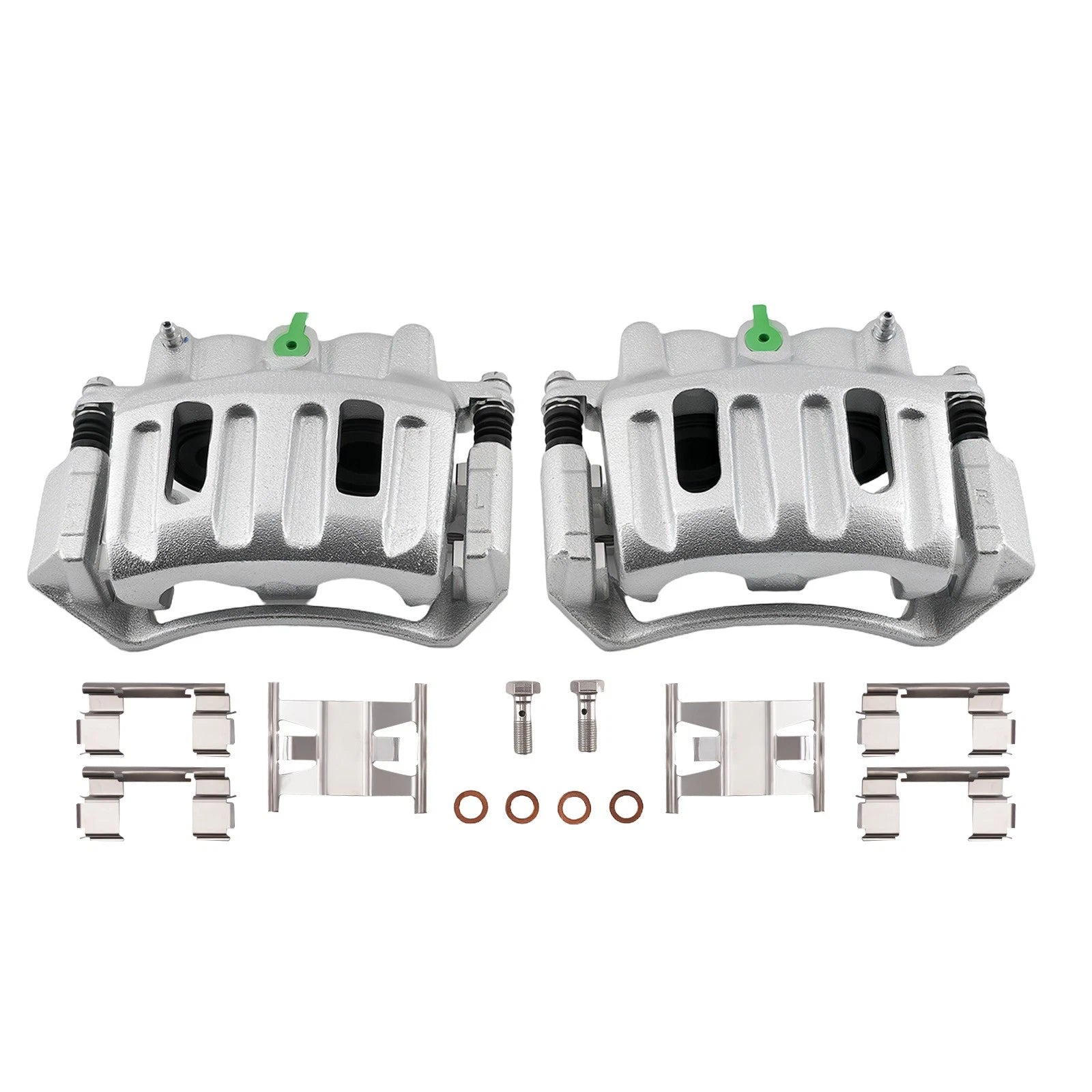 2x Front Dual Piston Brake Calipers for Ford F-150 (1996–2003)