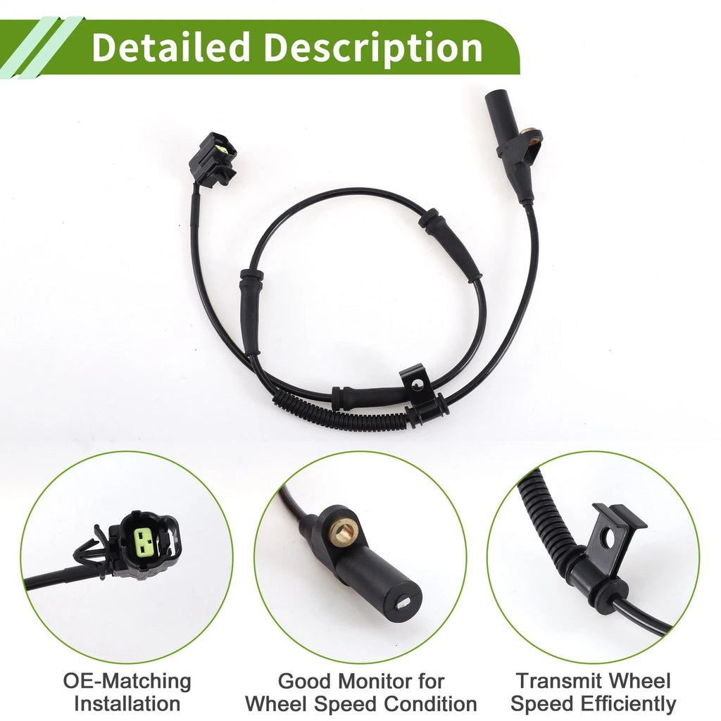 ABS Wheel Speed Sensor No. 0K55343712B for Kia Sedona (2002–2005)