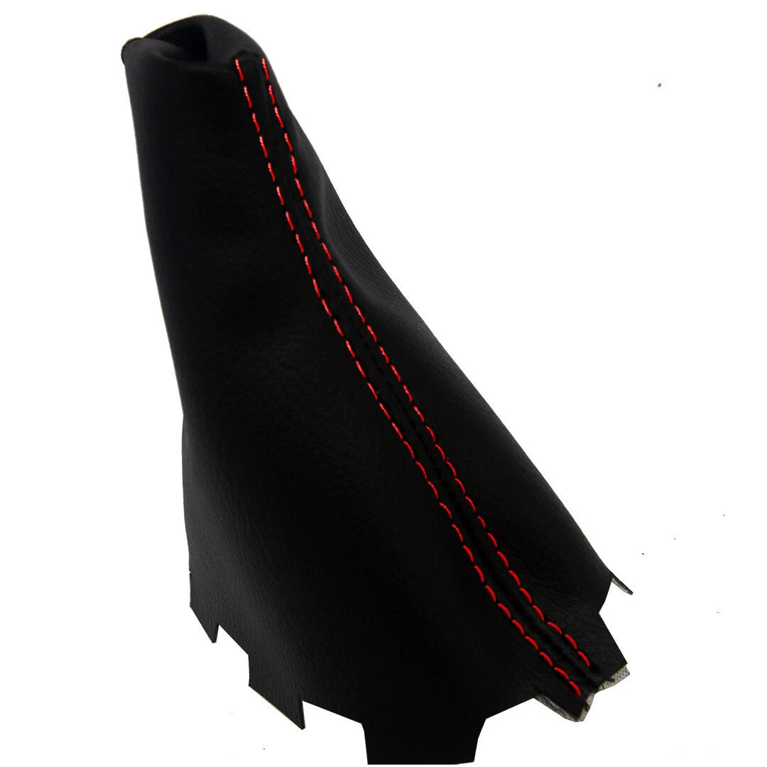 Automatic Shift Boot for Acura ILX (2013–2022) Red Stitch Leather Synthetic