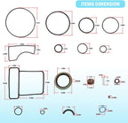 Upper Seal Kit for Mercruiser Bravo I II III X XR XZ (Replace 26-16709A2 18-2643)