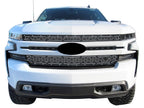 Upper Stainless Black Laser Cut Grille for Chevy Silverado 1500 (2019-2022)