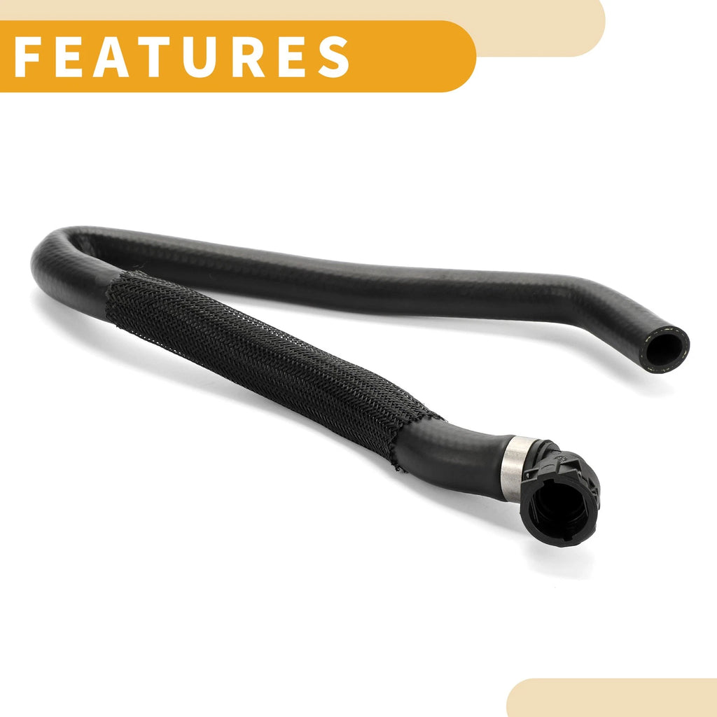 Radiator Hose for BMW 128i (2008–2013) No. 17127540020 Rubber Black