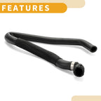 Radiator Hose for BMW 128i (2008–2013) No. 17127540020 Rubber Black