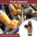 Fuel Injector No.FP35-13-250 for Mazda 626 (2000–2001) 1 Pc Brown