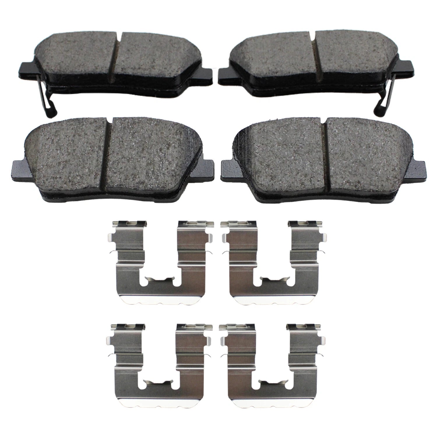 Set of 4 Akebono ProACT Rear Disc Brake Pads for Hyundai Santa Fe Sport XL, Kia Sorento