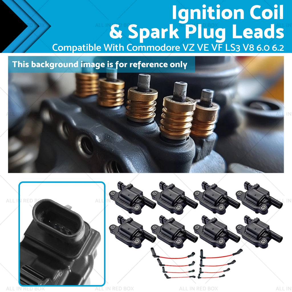 Ignition Coils & Plug Leads for Holden VF Commodore LS3 (2013–2017) 12570616
