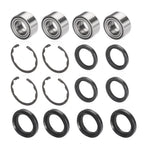 4X Wheel Bearing w/Circlip for Kawasaki Bayou Prairie 300 400 (1990–2004)