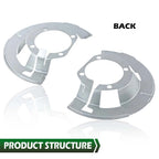 Set of 2 Brake Dust Shields for Dodge Ram 2500 3500 (2000–2002)