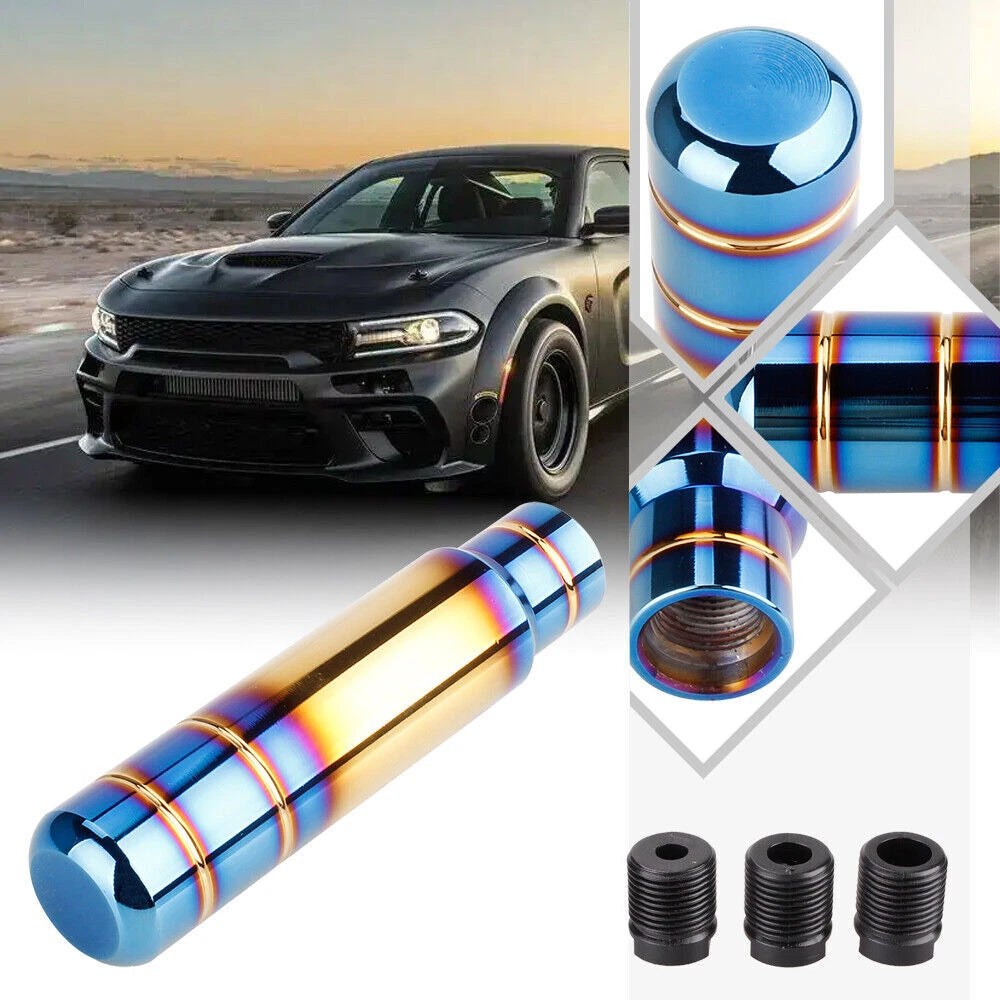 JDM Aluminum Gear Shift Knob with Racing Fabric Boot Cover
