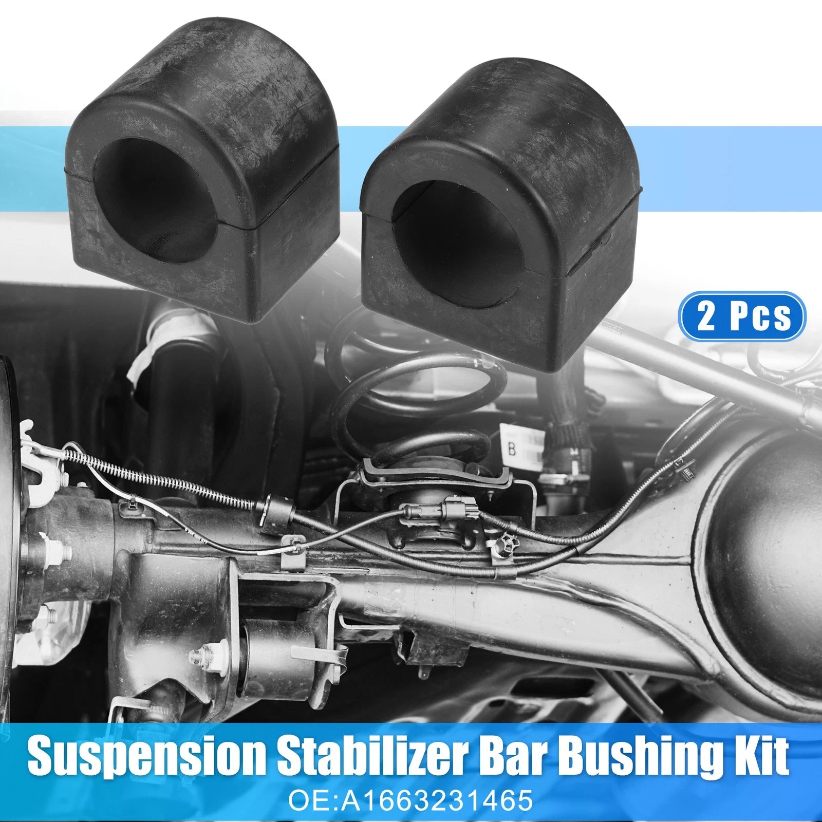 2pcs Suspension Stabilizer Bar Bushings No.A1663231465 for Mercedes-Benz 
