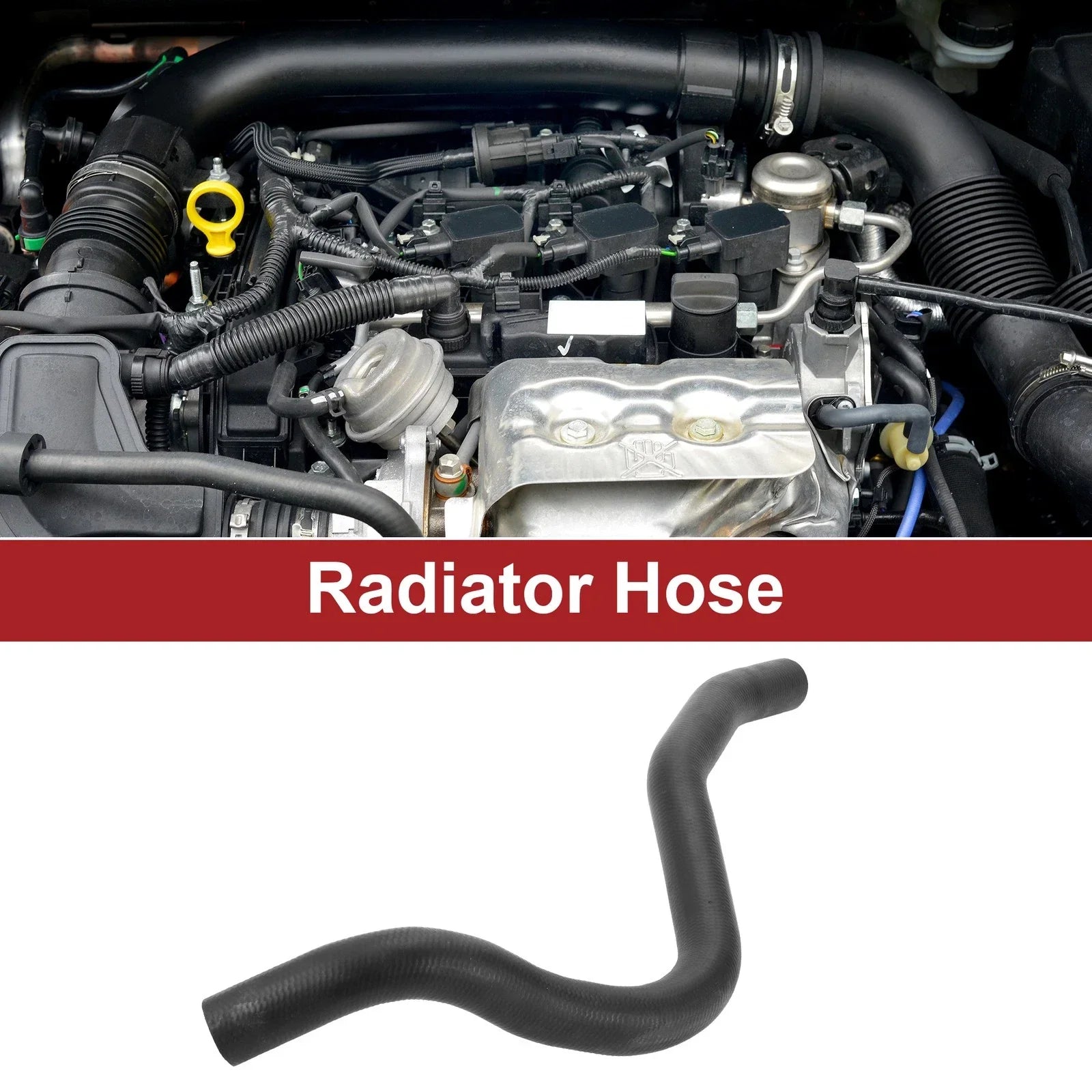 Radiator Hose for Honda Accord 2013-2017 - Rubber Black (2013-2017)