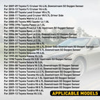 Oxygen Sensors Set for Toyota Camry Corolla Tundra RAV4 Sienna