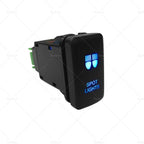 Blue LED Spot Lights Push Switch for Toyota Landcruiser Prado Hilux FJ (2000–2023)