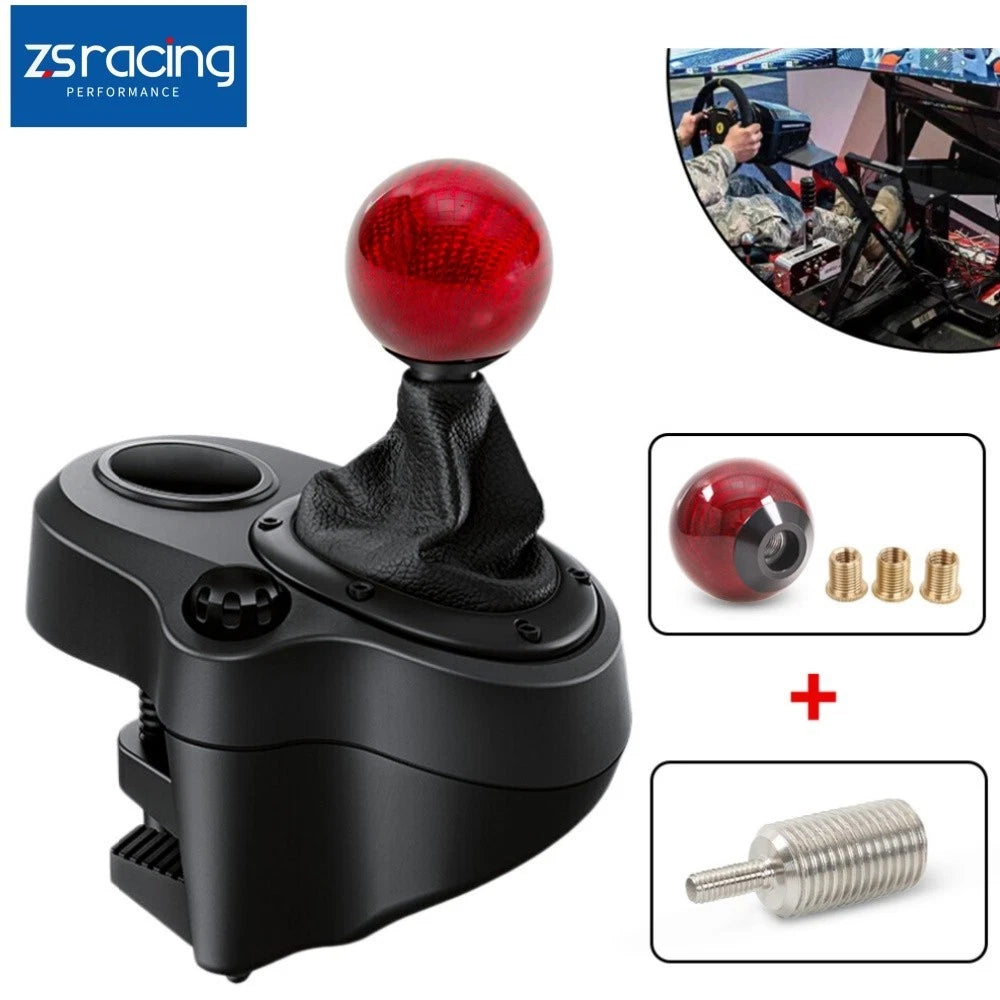 Red Carbon Fiber Shift Knob for Logitech G27 G29 G920 G923