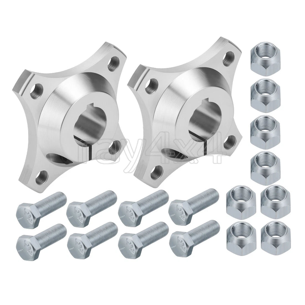 Set of 4 Aluminum Rear Axle Wheel Hubs 1-1/4" Bore for Go Kart