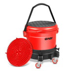 Car Wash Bucket Dolly with Lid and Dirt Trap for Universal Use (15L)