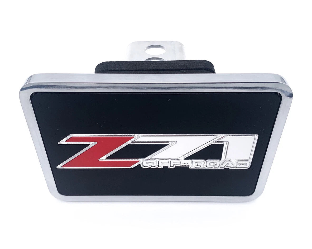Tow Hitch Cover with Chevrolet Z71 Off Road Logo Emblem for Chevrolet (2014–2024)