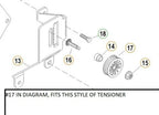 Idler Pulley for Mercruiser 4.3L 5.0L 5.7L 350 (807757T)
