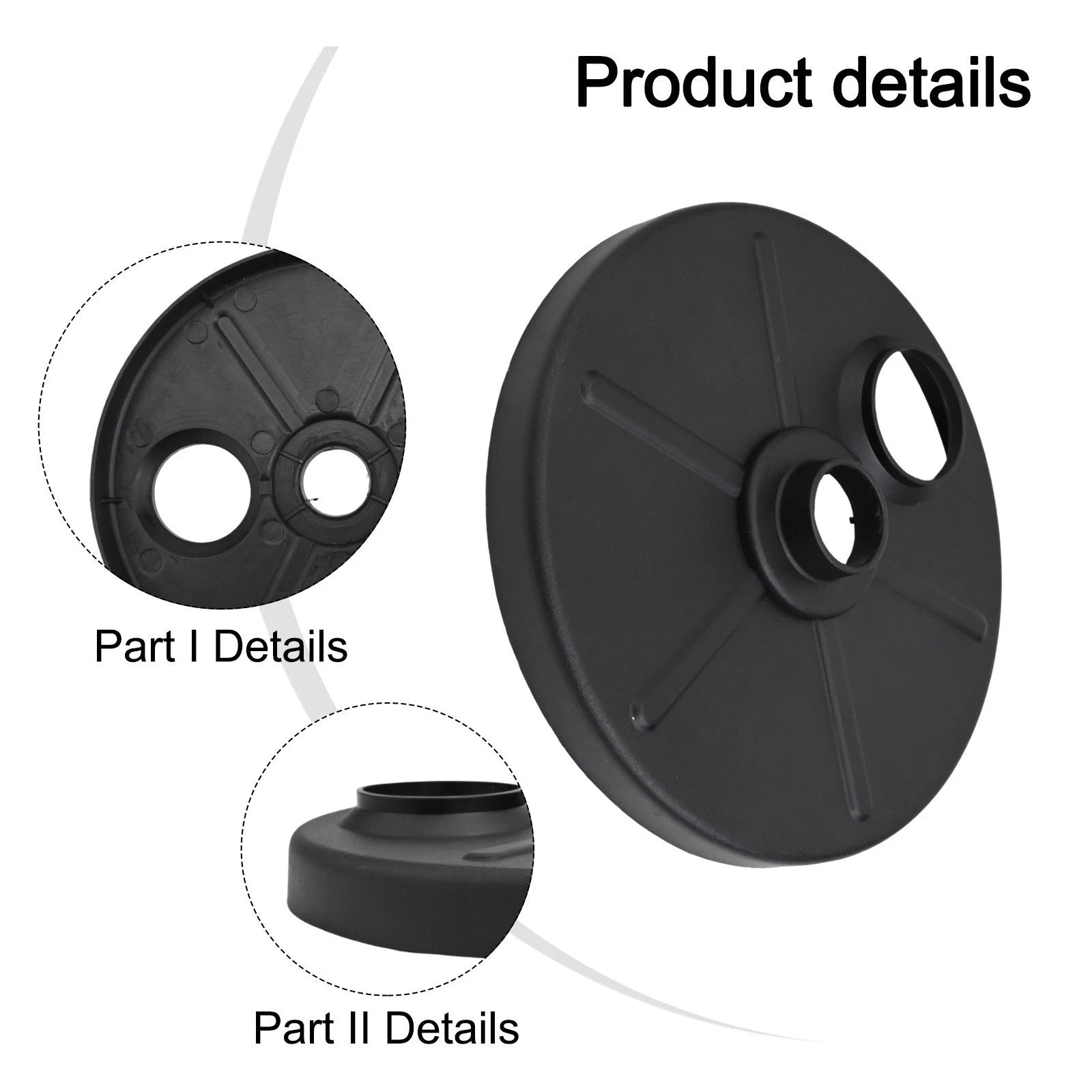 Set of 2 Lawn Mower Wheel Covers
